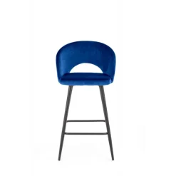 H96 Barstol, - mørkeblå