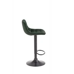 H95 Barstol - Mørkegrøn Velour
