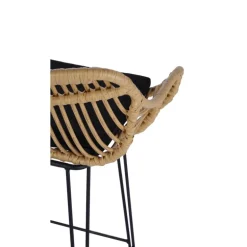 H105 Barstol, - Natur / Sort