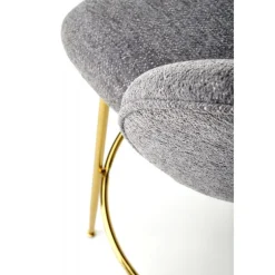 H116 Barstol, Grå / guld