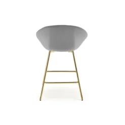 H112 barstol, Grå/guld