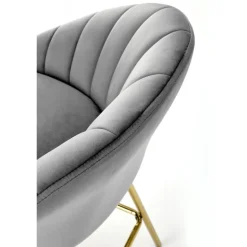 H112 barstol, Grå/guld