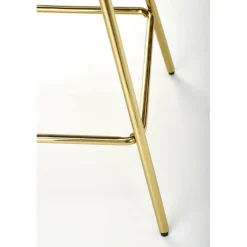 H112 Barstol, Mørkegrøn / guld