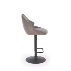 H122 Barstol, Sort / Grå