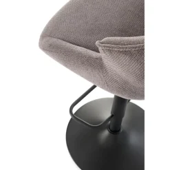 H122 Barstol, Sort / Grå