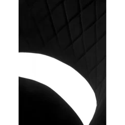 H124 Barstol, Sort / Valnød