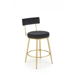 H115 Barstol, Sort/guld