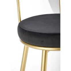 H115 Barstol, Sort/guld