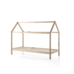 Halvseng til børn 90 x 200 – Dallas husseng, natur