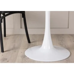Hamden Rundt spisebord Ø80cm - Hvid