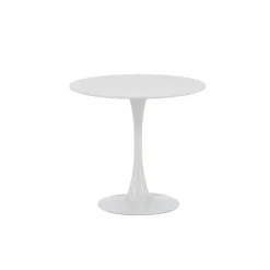 Hamden Rundt spisebord Ø80cm - Hvid