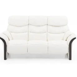 Hammel 3 pers hvid lædersofa