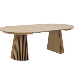 Hammel Udtræksbord i Eg – Ø140 cm (Udvides til 240 cm)