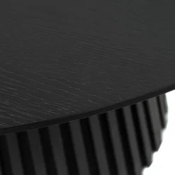 Hammel Udtræksbord i Sort Eg – Ø120 cm (Udvides til 220 cm)