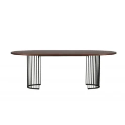 Hamneskar Ovalt spisebord 220 x 110 cm - Valnød