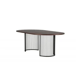 Hamneskar Ovalt spisebord 220 x 110 cm - Valnød