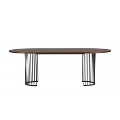 Hamneskar Ovalt spisebord 220 x 110 cm - Valnød