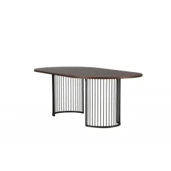 Hamneskar Ovalt spisebord 220 x 110 cm - Valnød