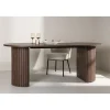 Haron Ovalt spisebord 200 x 90cm - Mocca