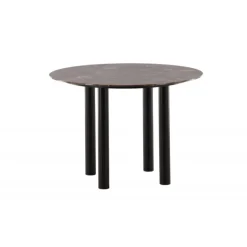 Havsten Rundt spisebord - Sort og Brun