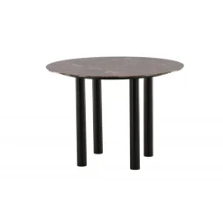 Havsten Rundt spisebord - Sort og Brun