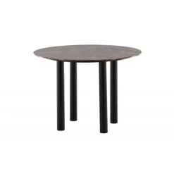 Havsten Rundt spisebord - Sort og Brun