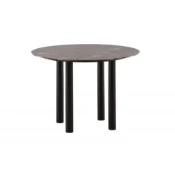 Havsten Rundt spisebord - Sort og Brun