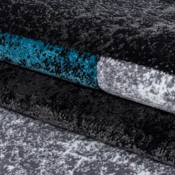 Hawaii Kortluvet tæppe Ternet - Turkis