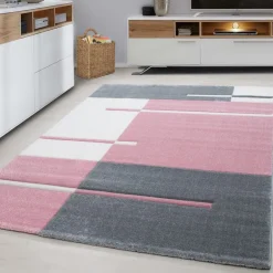 Hawaii Kortluvet tæppe Ternet - Pink