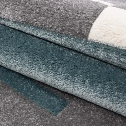 Hawaii Kortluvet tæppe Ternet - Blå