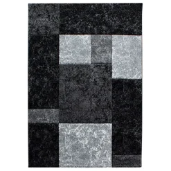 Hawaii Kortluvet Tæppeløber Ternet - Sort