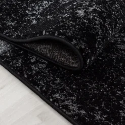 Hawaii Kortluvet Tæppeløber Ternet - Sort