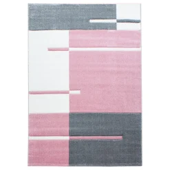 Hawaii Kortluvet Tæppeløber Ternet - Pink