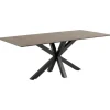 Heaven spisebord 200 cm Top rustbrun Lemco ru keramik