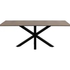 Heaven spisebord 200 cm Top rustbrun Lemco ru keramik