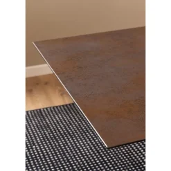 Heaven spisebord 200 cm Top rustbrun Lemco ru keramik