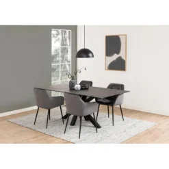 Heaven Spisebord 200cm - sort Keramik