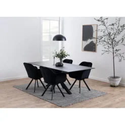 Heaven Spisebord 200cm - sort Keramik