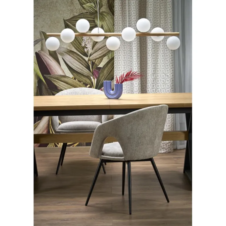 HENRY bord, Naturlig / Sort