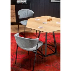 HERMAN bord Naturlig/Sort