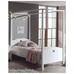 Himmelseng 90 x 200 cm – Amori, hvid