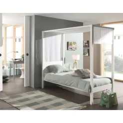 Himmelseng tekstilsæt – hvid (Pino, 90 cm)