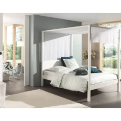 Himmelsseng tekstilsæt – hvid – Pino 140 cm