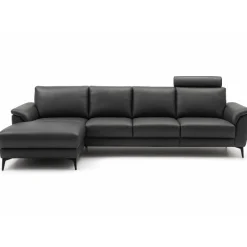 Hjort Knudsen Ballerup Læder chaiselong sofa Venstrevendt