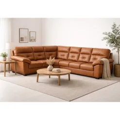 Hjort Knudsen Dalby læder XL hjørnesofa