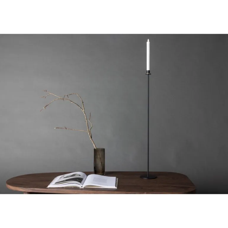 Hogehall Lysestage - Sort og Hvid