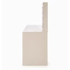 Hollywood XL Sminkebord med spejl - Beige