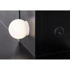 Hollywood XL Sminkebord med spejl - sort