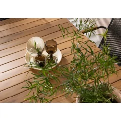 Holmbeck Loungesæt - Havemøbelsæt - Sort,Natur