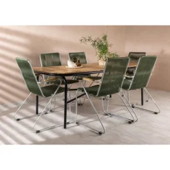 Holmbeck Loungesæt - Havemøbelsæt - Grøn,Natur